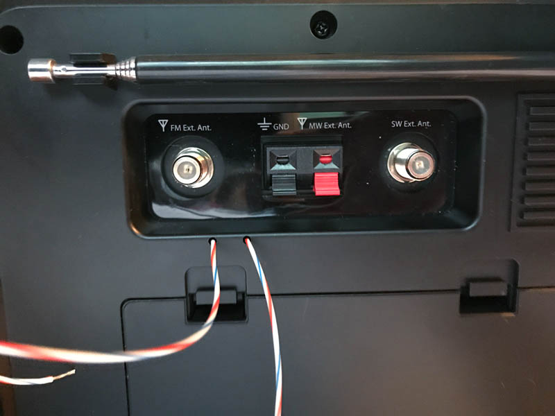 New external antenna wires